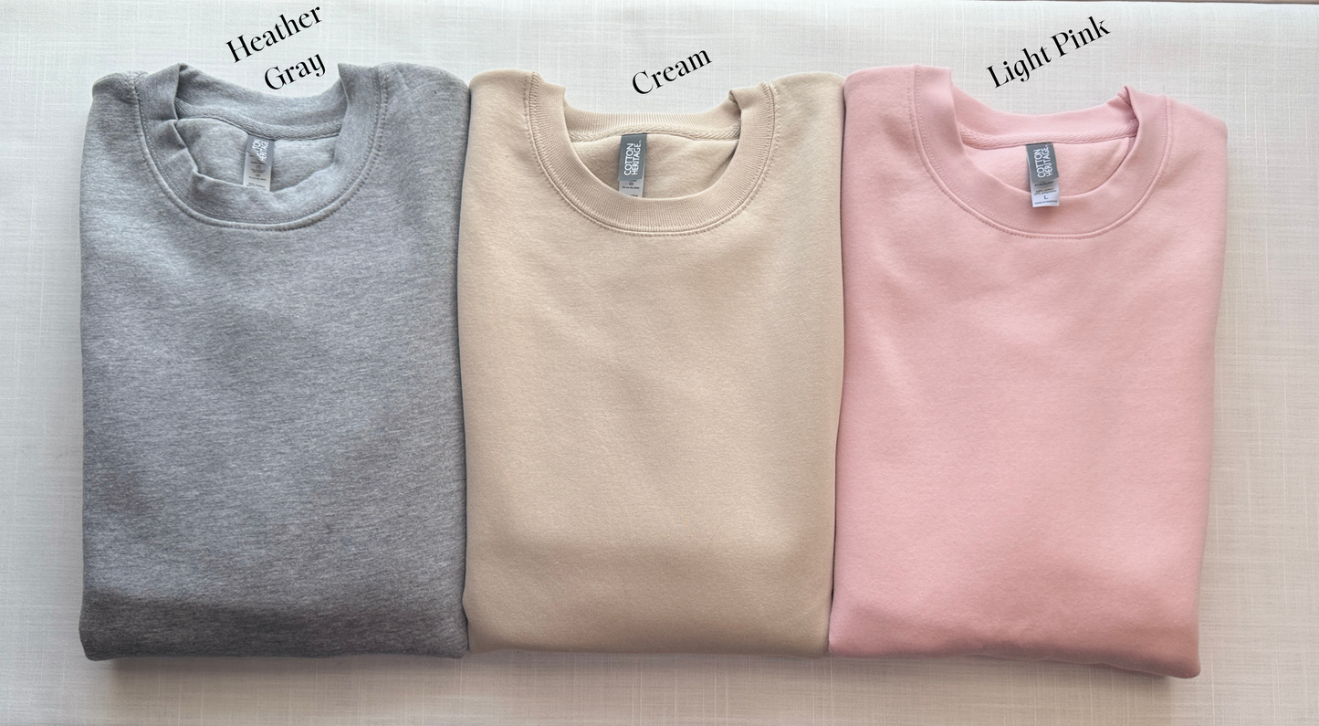 Lily of the Valley Embroidered Sweatshirt | Song of Solomon 2:1