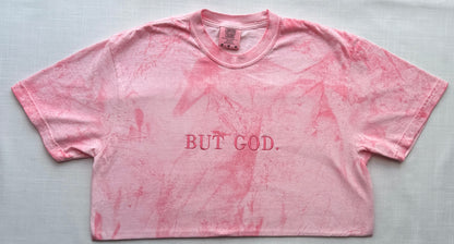BUT GOD. Embroidered T-Shirt | A Testimony of Faith